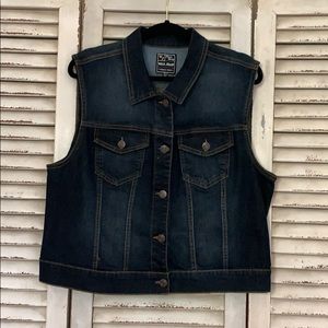 Denim / Jean Vest. WAX JEAN *Premium Denim* 3XL